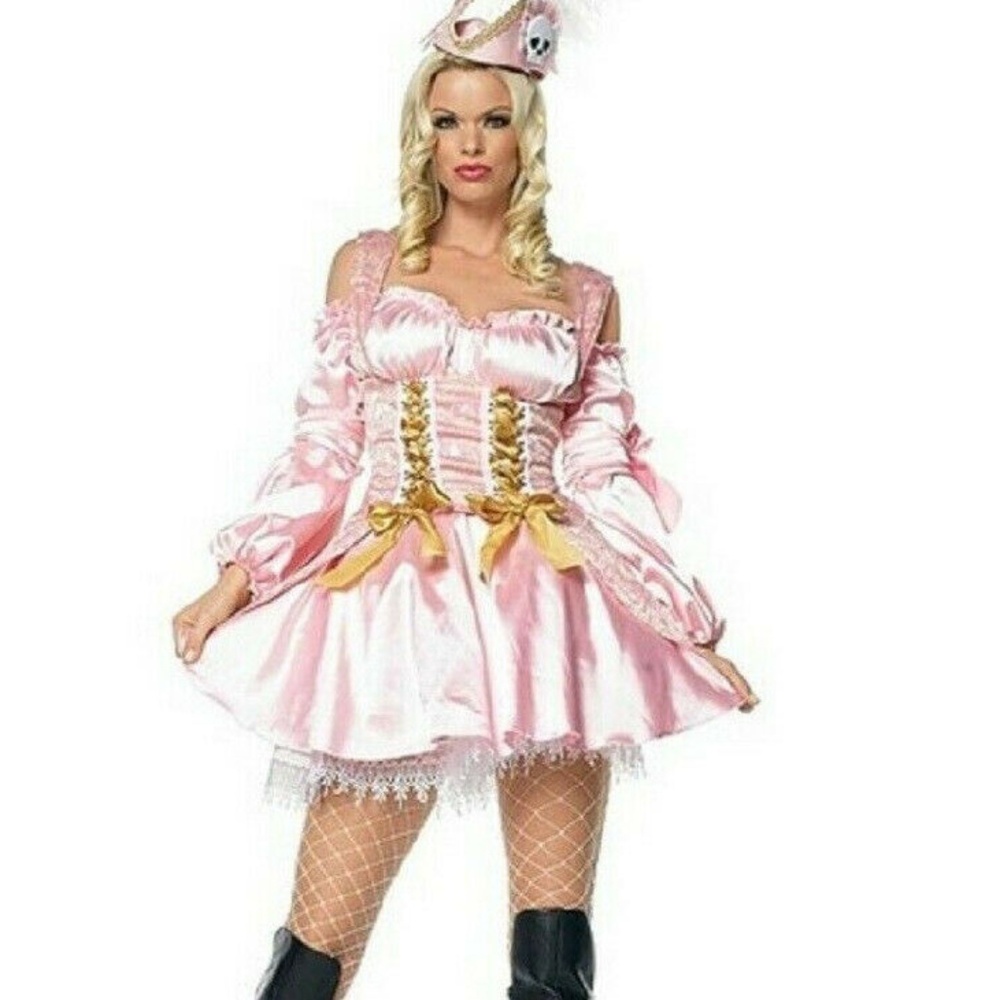 Sexy Captains Treasure Pirate Wench Costume Medium